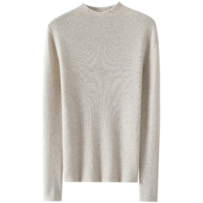 启超官方高端100%纯山羊绒衫