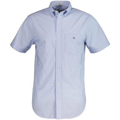 GANT/甘特夏季男士纯棉短袖衬衫
