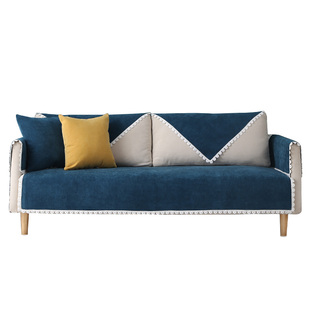 沙发垫轻奢简约四季防滑布艺现代皮座垫通用夏季款套罩盖布雪尼尔