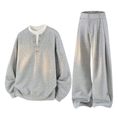 唐狮集团运动服套装男春秋季