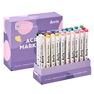 arrtx丙烯马克笔防水手绘