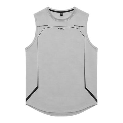 ASRV美式运动背心无袖T恤吸汗透气弹力健身跑步坎肩男款撸铁上衣