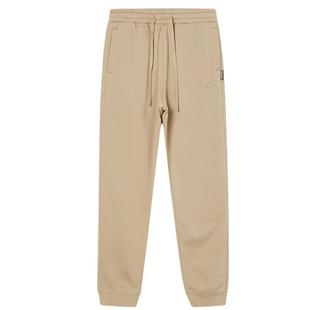 美特斯邦威男女款螺纹束脚刺绣简约休闲长裤秋冬新款加绒保暖下装