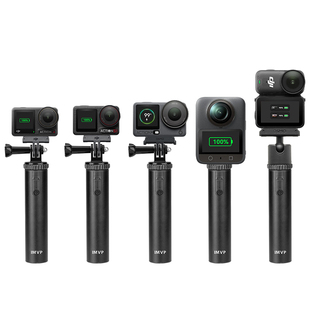 适用大疆DJI Osmo Nano续航充电手柄自拍杆支架360相机手持杆大疆Action6/5/4/3运动相机移动电源充电宝配件