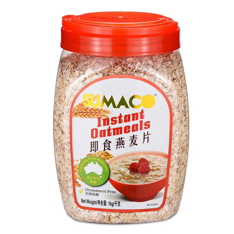 素玛哥进口即食纯燕麦片早餐冲饮