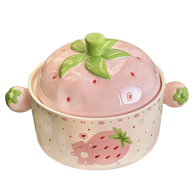 草莓杯子泡面碗礼盒装生日礼物女