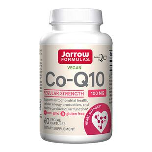 美国Jarrow Formulas辅酶Q10天然谷物发低温萃取100mg*60粒Co-Q10