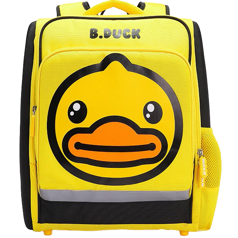 B.Duck小黄鸭小学生书包立体