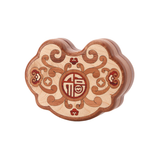 平安锁胎毛脐带盒免费刻字