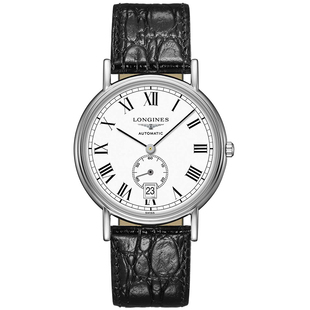 瑞士Longines浪琴正品手表瑰丽系列全自动机械男表L4.805.4.11.2