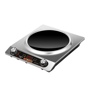 半球凹面电磁炉5000W大功率双风机猛火灶炒菜爆炒炉凹型家用平面