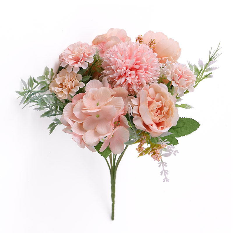 牡丹花混合式花束仿真花欧式假花仿真花/假花