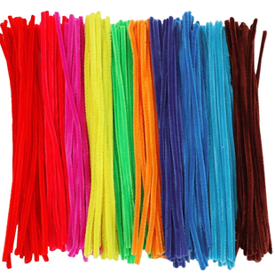 儿童扭扭棒手工花束diy材料包幼儿园小学生毛根条彩色妞妞棒批发