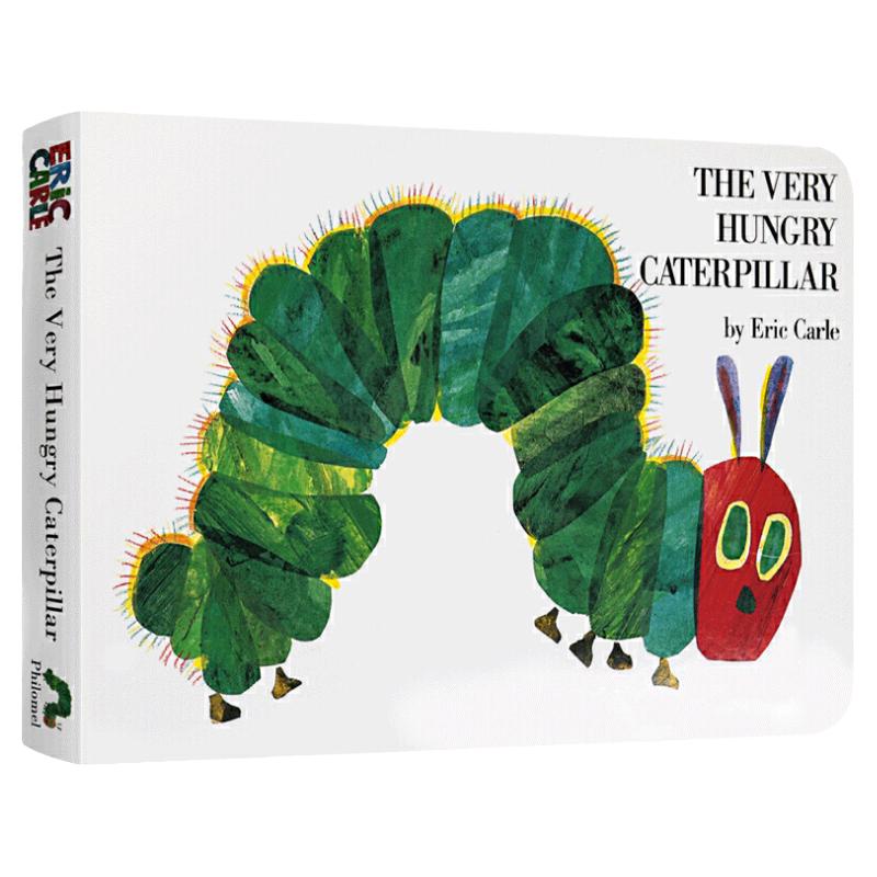 好饿的毛毛虫英文原版 The Very Hungry Caterpillar艾瑞卡尔 EricCarle搭今天星期一 Someday弘书阁英语文库十大启蒙绘本之一