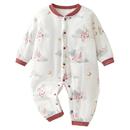 贝肽斯婴儿衣服冬季夹棉连体衣