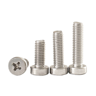 M2.5M3M4M5M6不锈钢304十字圆柱头螺钉圆形十字槽螺丝圆柱螺栓822