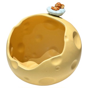 【新家的100个快递】奶酪钥匙收纳玄关摆件入户桌面可爱家居好物