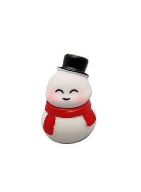 团团小雪人治愈解压桌面摆件