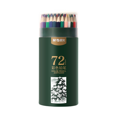 晨光油性彩色铅笔72色彩铅36色学生绘画涂鸦大容量铅芯绘画画笔