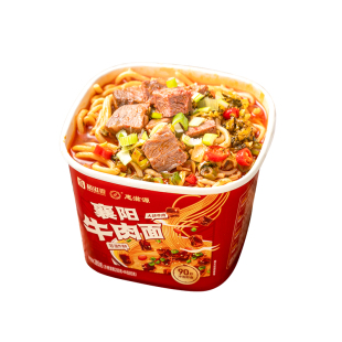 襄阳牛肉面 285克桶装速食泡面 非油炸 襄樊特产正宗牛油方便湿面