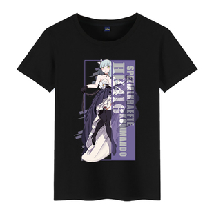 少女前线概念印象T恤 M4A1 G11 HK416 春田 404小队  纯棉短袖