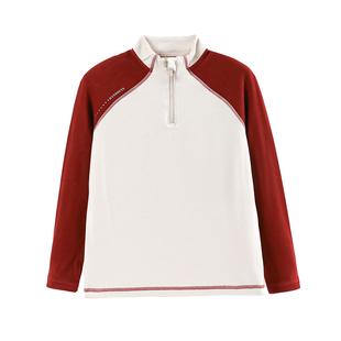 半度闲女童立领上衣打底衫加厚秋冬装洋气中大童25新款儿童冬季T