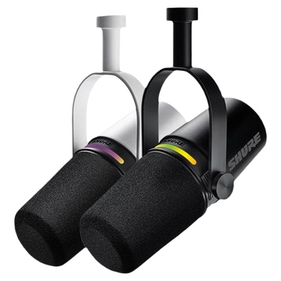 Shure/舒尔 MV7+专业USB麦克风电脑手机直播录音配音动圈主播话筒