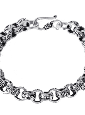 做旧男士S925泰银复古时尚手链