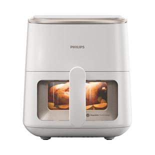 飞利浦空气炸锅4L家用新款大容量可视免翻面电炸锅多功能烤箱官方