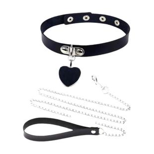 爱心choker项圈女颈带颈圈链子链条项链性感锁骨链黑色个性脖颈链