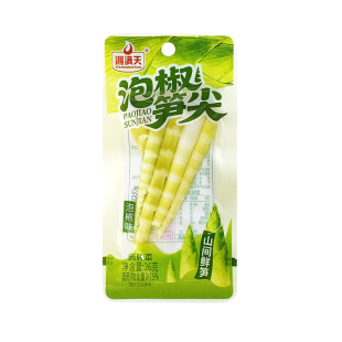 湘满天泡椒笋尖开袋即食山椒味竹笋嫩笋下饭菜解馋追剧休闲小零食