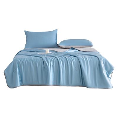 【冰丝凉感!】单人夏凉被可水洗