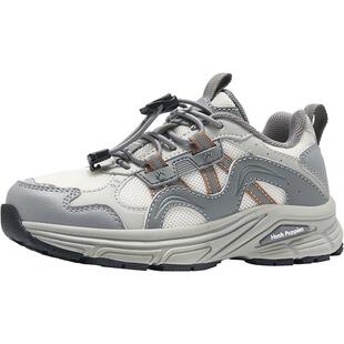 【灵核2.0】暇步士童鞋儿童运动鞋灰色男童老爹鞋户外登山徒步鞋