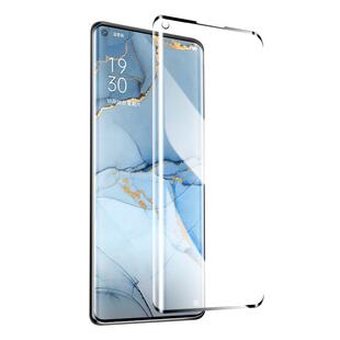 适用opporeno3pro钢化膜5G曲面PCRM00全屏覆盖reno3手机膜PDCM00抗摔reno3元气版玻璃保护opop高清防爆防指纹