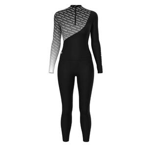 TOSWIM冲浪潜水浮潜三件套泳衣女长袖长裤防晒保暖水母服湿衣温泉