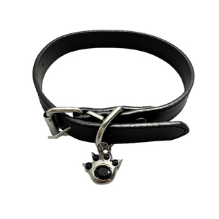 黑色皮带扣猫爪项圈女朋克辣妹项链亚文化chocker小众个性颈环