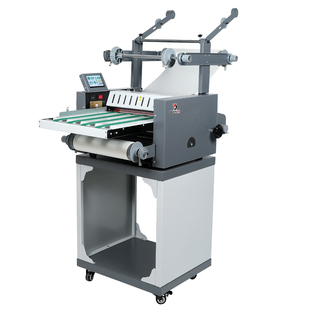 宝预V380重型全自动覆膜机防卷曲热覆膜机广告写真压膜机相册过膜机海报复膜机预涂膜电动腹膜机热裱冷裱两用