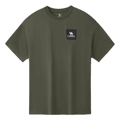 骆驼运动户外宽松速干短袖T恤