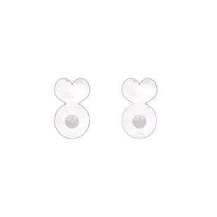 硅胶汉堡耳堵防掉支撑辅助器耳环耳后塞防坠神器耳钉扣提拉固定器