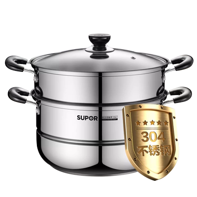 苏泊尔蒸锅家用304不锈钢