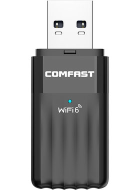 COMFAST无线网卡WiFi蓝牙二合一台式电脑wifi接收器900M5G双频免驱蓝牙5.4笔记本外置USB适配器模块CF-943BF