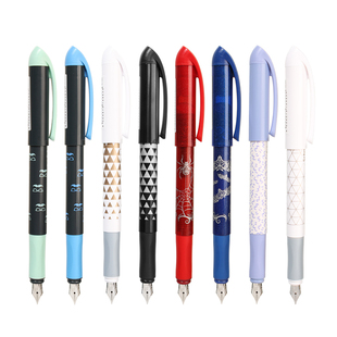 施耐德钢笔丛林涂鸦easy系列二升三学生专用钢笔细笔尖练字可刻字