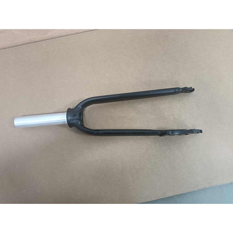 20寸折叠自行车铝合金前叉碟刹轮圈406/451内牙M23竖管长135mm