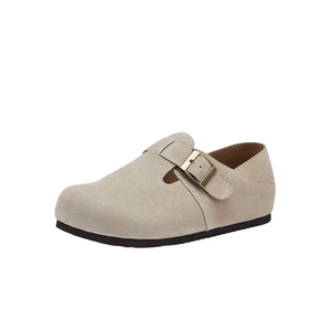 热风男鞋2025年秋新款男士时尚单鞋舒适勃肯鞋户外休闲鞋包头鞋子