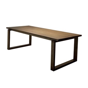 北欧实木餐桌现代简约白蜡木大板桌比恩餐桌家用客厅书桌电脑桌