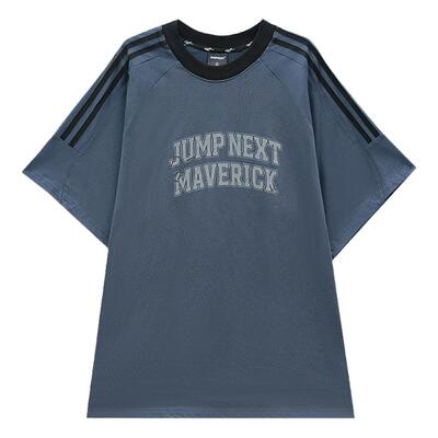 JUMPNEXT杠条印花短袖