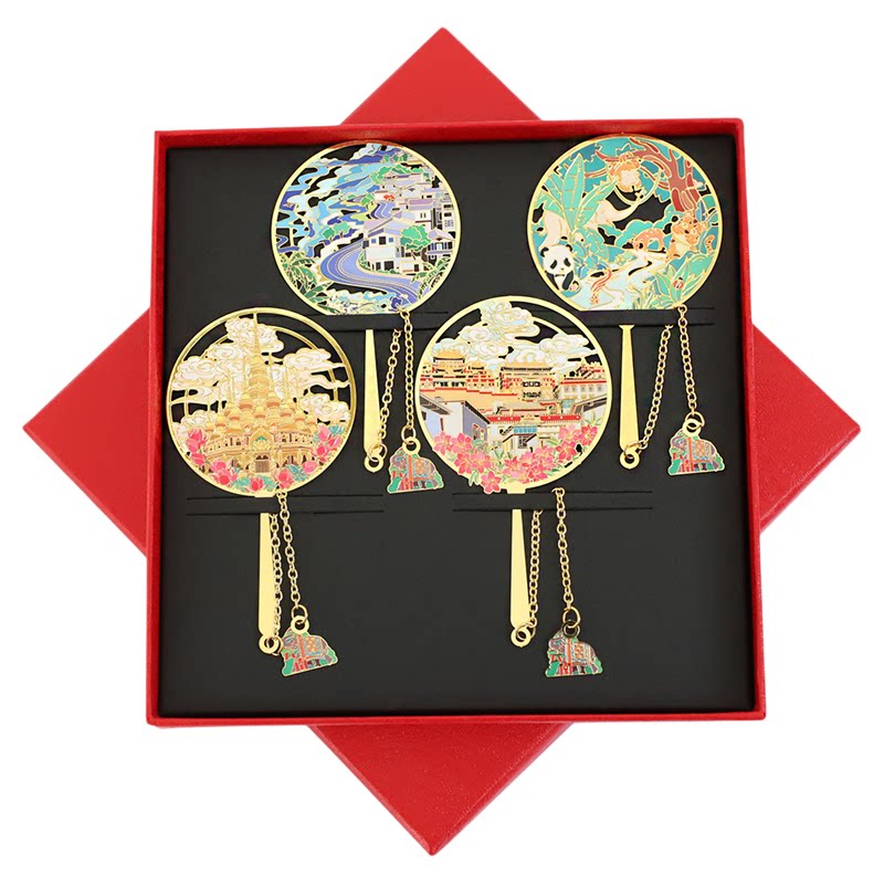云南书签金属文创旅游纪念品