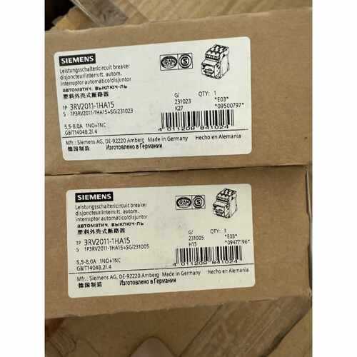 议价-3RV2011-1HA15断路器