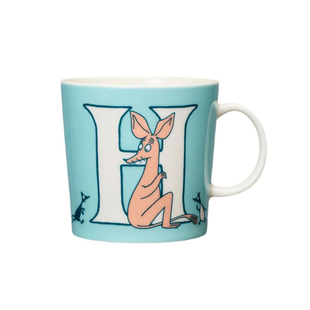 芬兰Arabia姆明系列字母马克杯ABC杯子moomin水杯家用陶瓷杯