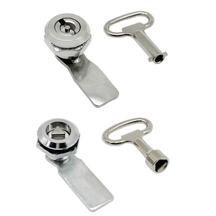 XAS01/05/06电梯圆形三角锁XAS11/25/26圆柱锁配电柜箱三角转舌锁